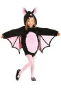 バンパイア ピンク バット コウモリ コスチューム トドラー 幼児用 ハロウィン コスチューム 仮装 子供用女の子