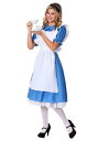 デラックス アリス 大人用 コスチューム ハロウィン コスプレ 衣装 仮装 3点セット