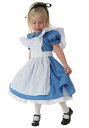 デラックス トドラー用 アリス コスチューム 3点セットキッズ用 女の子用 幼児用 ハロウィン ドレス 仮装 パーティ コスプレ