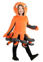 オーシャンオクトパス タコ コスチューム トドラー 幼児用 ハロウィン コスチューム 仮装 子供用女の子