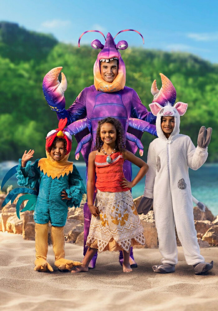 Disney ディズニー モアナと伝説の海 ヘイヘイ コスチューム キッズ 子供用 幼児用 ハロウィンコスプレ 2