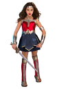ワンダー・ウーマン 84 ガールズ コスチューム 6点セット 女の子用 キッズ用 子供用 ハロウィン 仮装 パーティ コスプレ