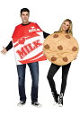 クッキー&ミルク ペア コスチューム 大人用 ハロウィン