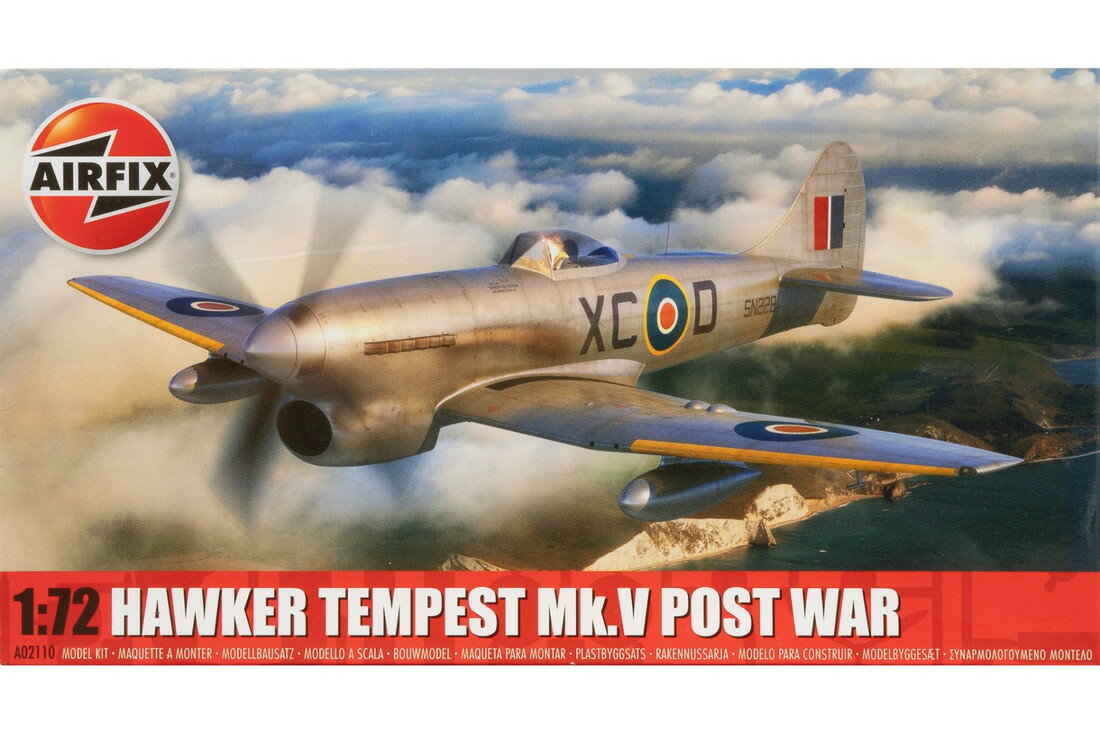 Hawkerホーカー Tempest テンペスト Mk V Post War 組み立てプラモキット模型 /Airfixエアフィックス 1/72