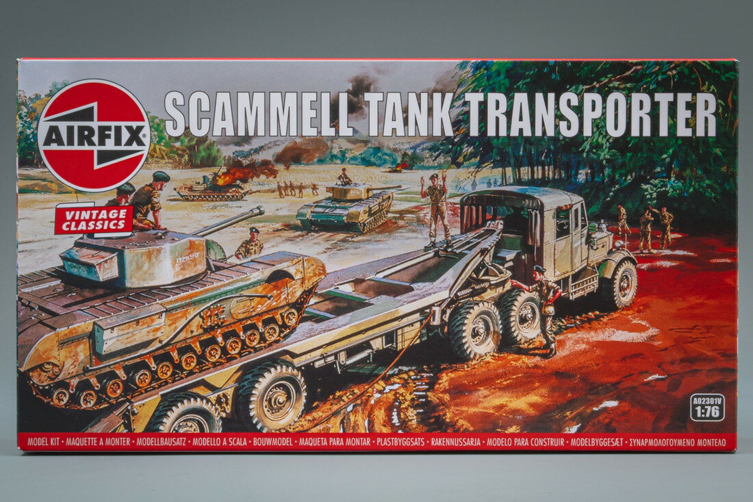 Scammell Tank Transporter Vintage Classics 組み立てプラモキット模型 /Airfixエアフィックス 1/76