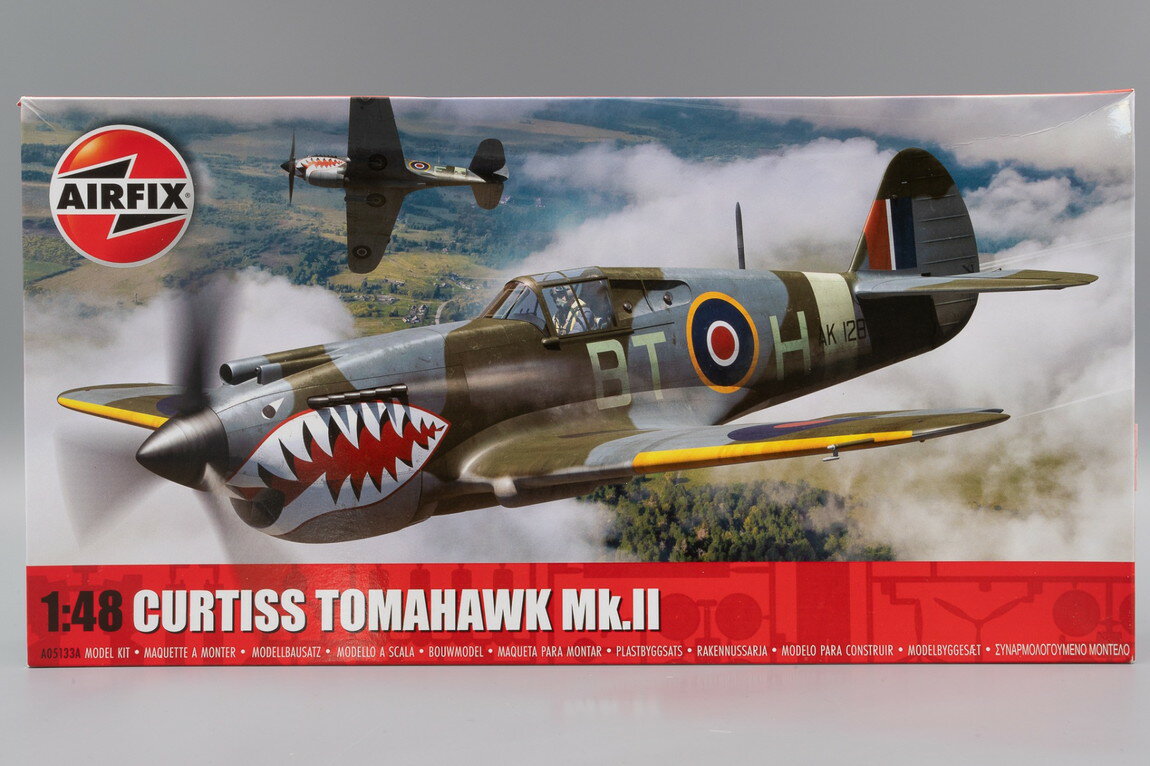 Curtiss Tomahawk Mk.II カーチス トマホーク Mk.II 組み立てプラモキット模型 戦闘機 /Airfix 1/48