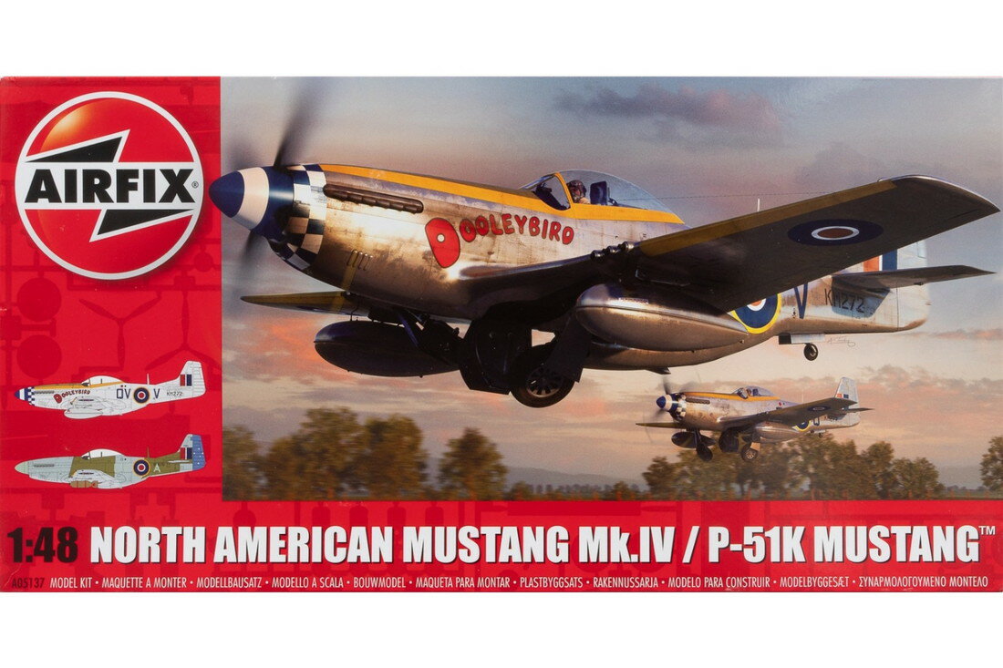 North Americanノースアメリカン Mustangムスタング Mk.IV P 51K Mustangムスタング 組み立てプラモキット模型 /Airfixエアフィックス 1/48