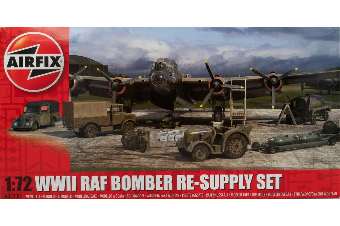 WWII RAFイギリス空軍 Bomber ReSupply Set爆撃機補給セット 組み立てプラモキット模型 /Airfixエアフィックス 1/72