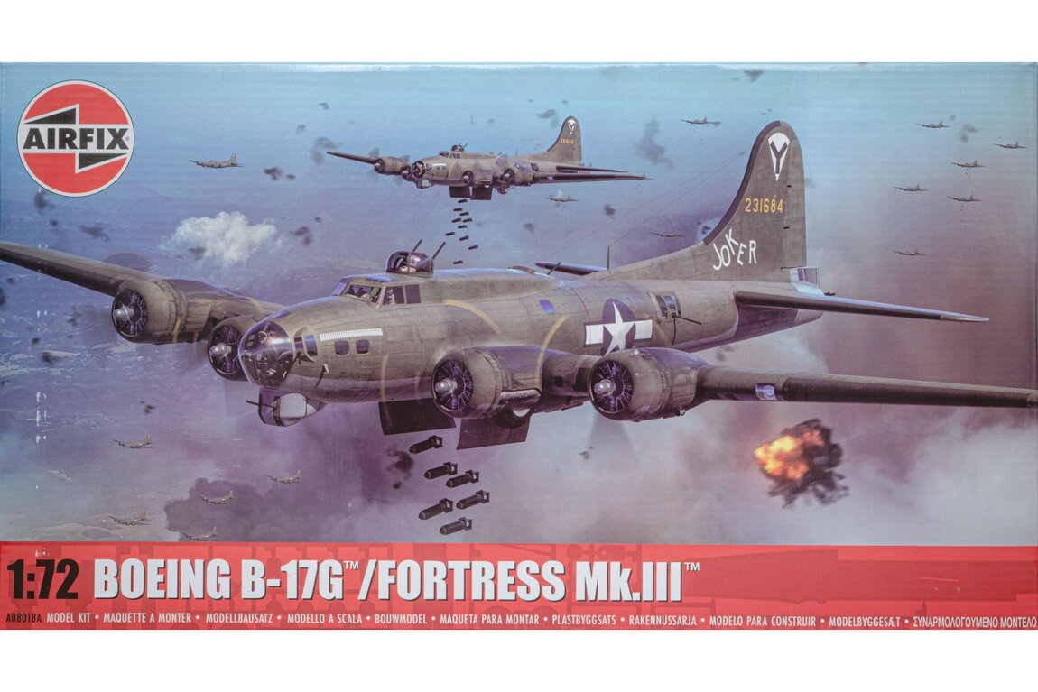 Rakuten - Boeing B-17G Fortress Mk.III 組み立てプラモキット模型 爆撃機 /Airfix 1/72