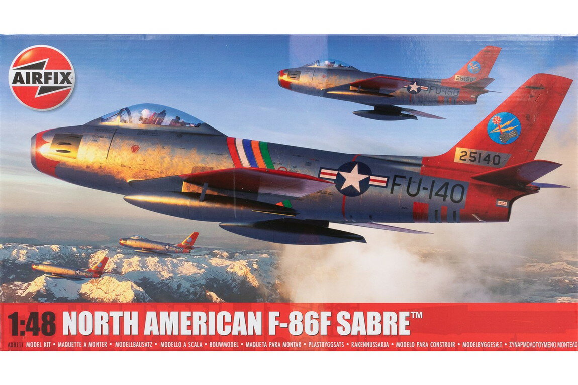 Rakuten - North American F-86F Sabre セイバー 組み立てプラモキット模型 戦闘機 /Airfix 1/48