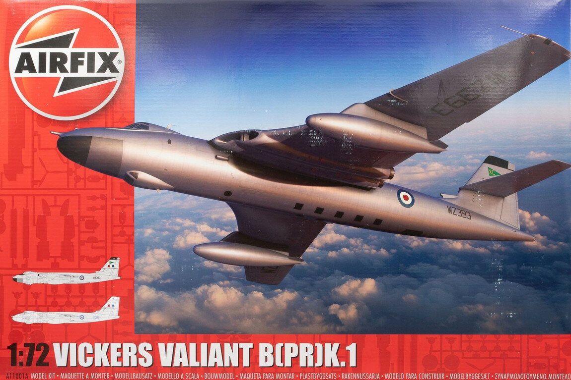 Hot Wheels - Vickers Valiant B(PR)K.1 ヴィッカース ヴァリアント 組み立てプラモキット模型 飛行機 /Airfix 1/72