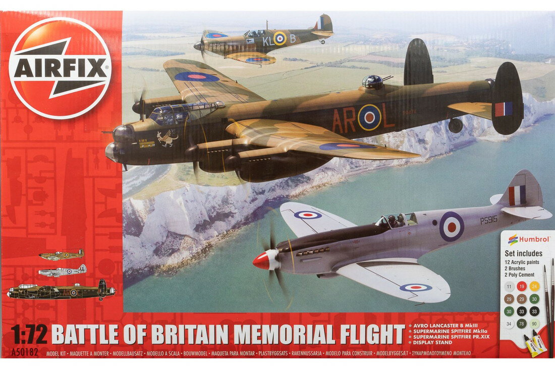 Battle of Britain Memorial Flight バトルオブブリテン記念飛行 組み立てプラモキット模型 /Airfixエアフィックス 1/72