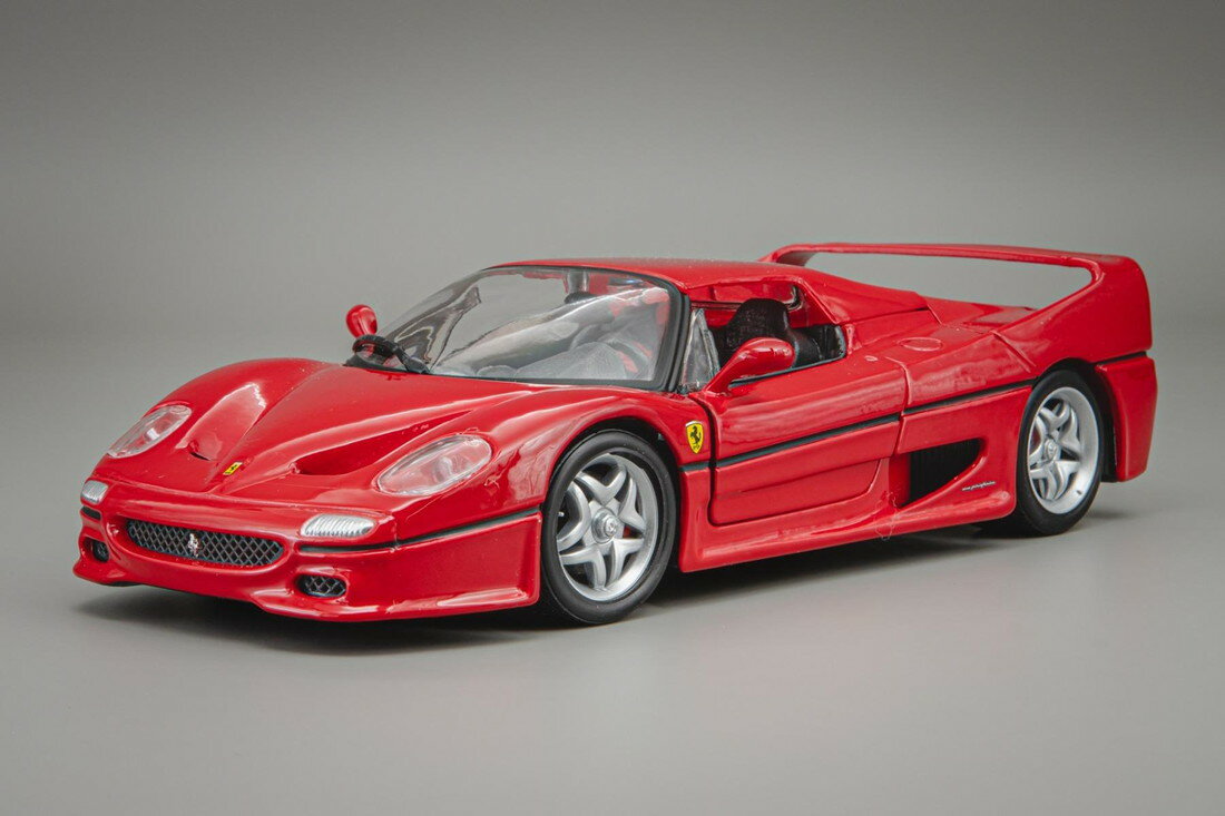 楽天市場】フェラーリf50 ミニカー 1／24の通販