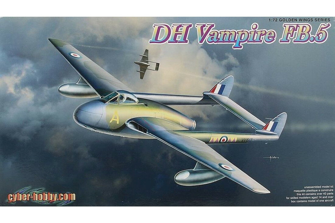 DH Vampire FB.5 組み立てプラモキット模型 /Dragonドラゴン 1/72