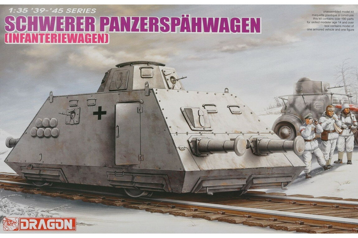 IMPREZA - Schwerer Panzerspahwagen Infanteriewagen s.SP 組み立てプラモキット模型 /Dragonドラゴン 1/35