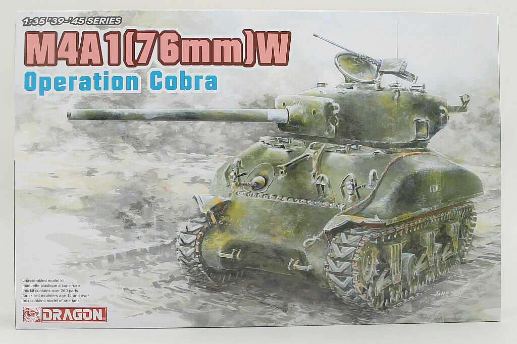 M4A1(76)W Operation Cobraコブラ作戦 /Dragonドラゴン 1/35 組み立てプラモキット模型