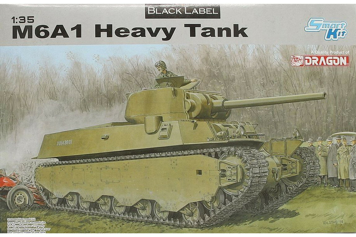樂天商城 - M6A1 Heavy Tank 重戦車 組み立てプラモキット模型 戦車 /Dragon 1/35