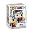 Funko Pop! & Pin:アベンジャーズ: Earth's Mightiest Heroes - 60周年 Thor with Pin, フィギュア 並行輸入