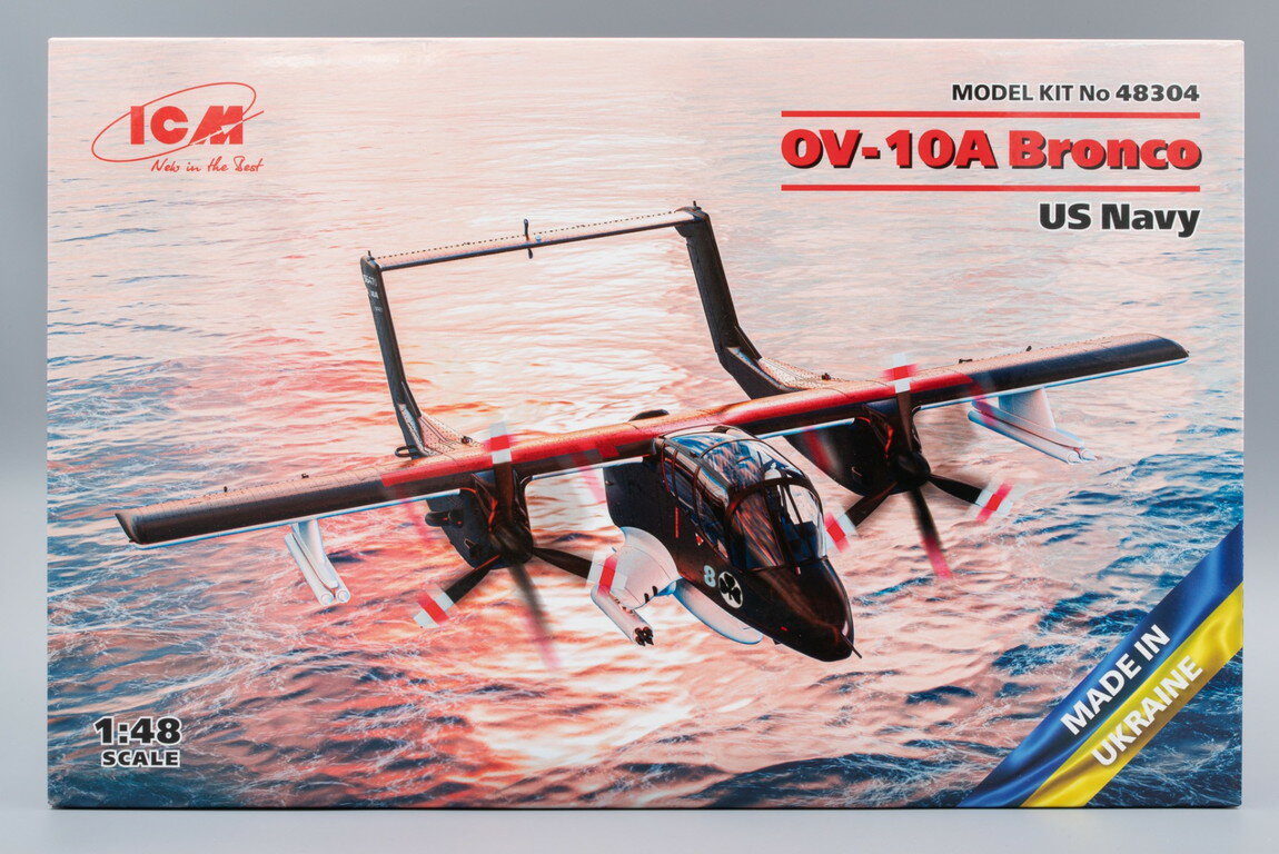 Rakuten - OV-10A Bronco ブロンコ US Navy アメリカ海軍 組み立てプラモキット模型 戦闘機 /ICM 1/48