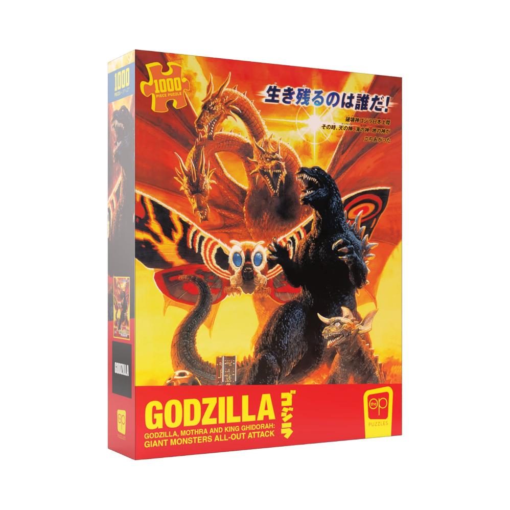 Godzillaゴジラ Mothra and King Ghidorah: Giant Monsters All-Out Attack” 1000ピースジグソーパズル 米国オフィシャルライセンス 海外 外国