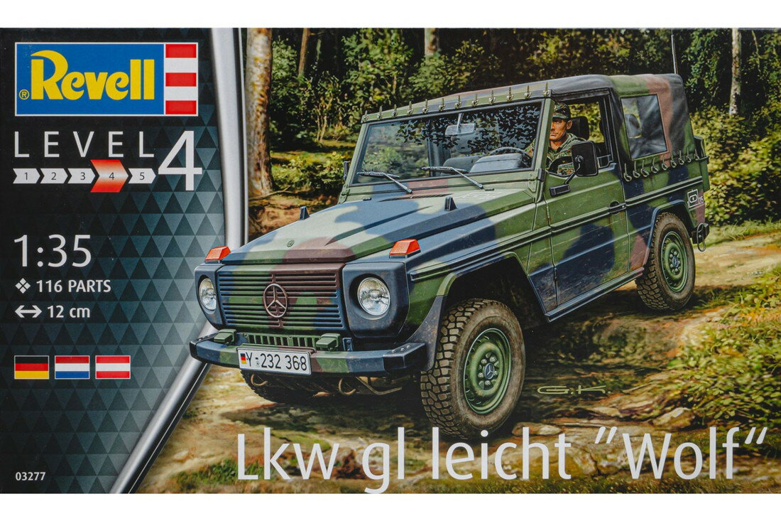 Mercedes Benzメルセデスベンツ LKW gl. leicht Wolf 組み立てプラモキット模型 /Revellレベル 1/35