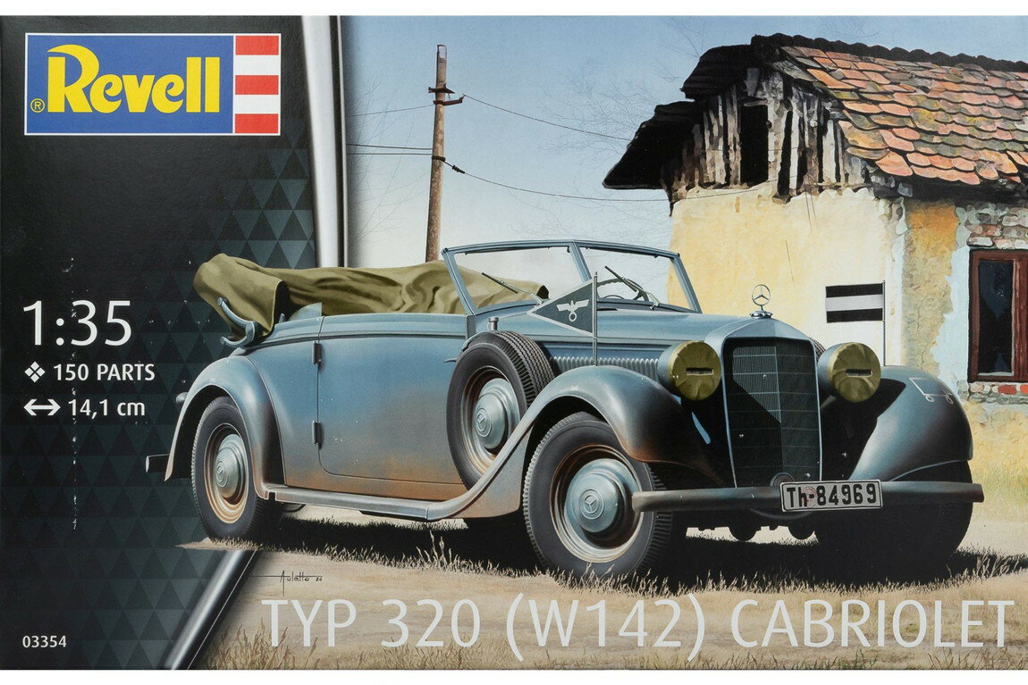 Mercedes-Benz メルセデスベンツ Typ 320 W142 Cabriolet カブリオレ 組み立てプラモキット模型 ミリタリー /Revell 1/35