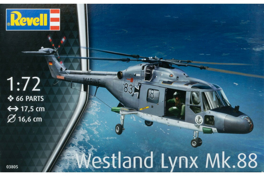 Hot Wheels - Westland Lynx Mk 88 組み立てプラモキット模型 /Revellレベル 1/72