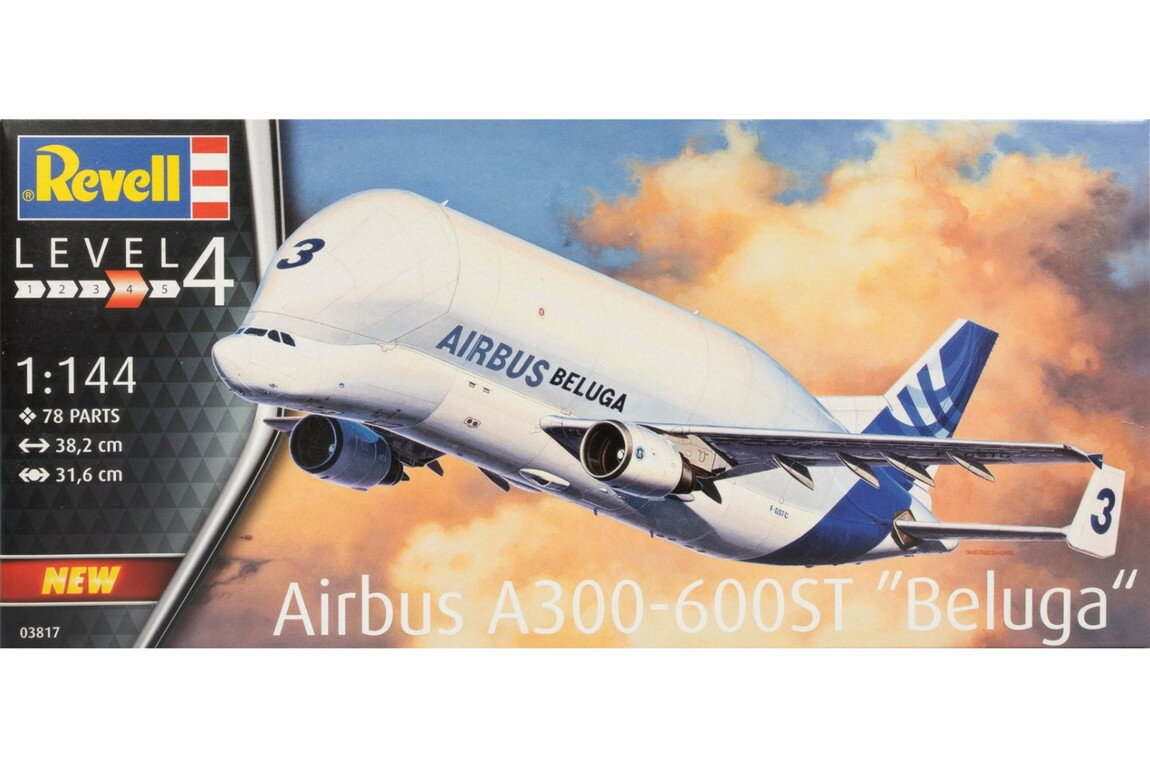 Airbusエアバス A300 600 ST Belugaベルーガ 組み立てプラモキット模型 /Revell 1/144