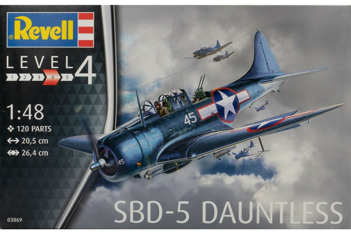 SBD-5 Dauntless ドーントレス 組み立てプラモキット模型 戦闘機 /Revell 1/48