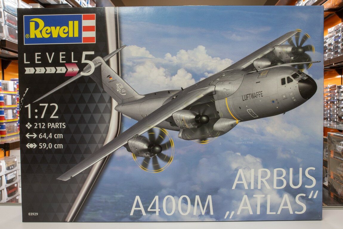 Hot Wheels - Airbus A400M Atlas エアバス A400M アトラス 組み立てプラモキット模型 飛行機 /Revell 1/72