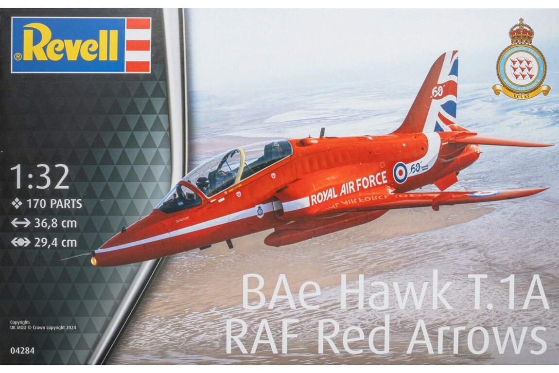 BAe Hawk T.1A Royal Air Force Red Arrows イギリス空軍レッドアローズ 組み立てプラモキット模型 /Revellレベル 1/32