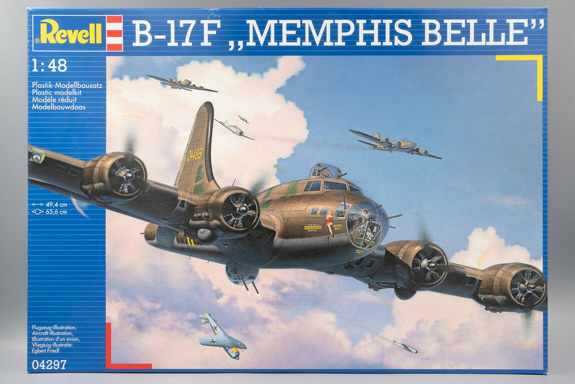 B-17F Memphis Belle メンフィスベル 組み立てプラモキット模型 飛行機 /Revell 1/48
