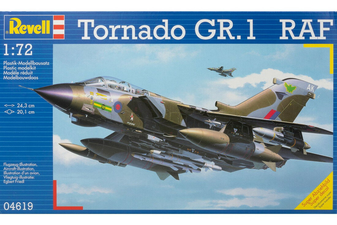Tornadoトルネード GR. Mk. 1 RAF 組み立てプラモキット模型 /Revellレベル 1/72