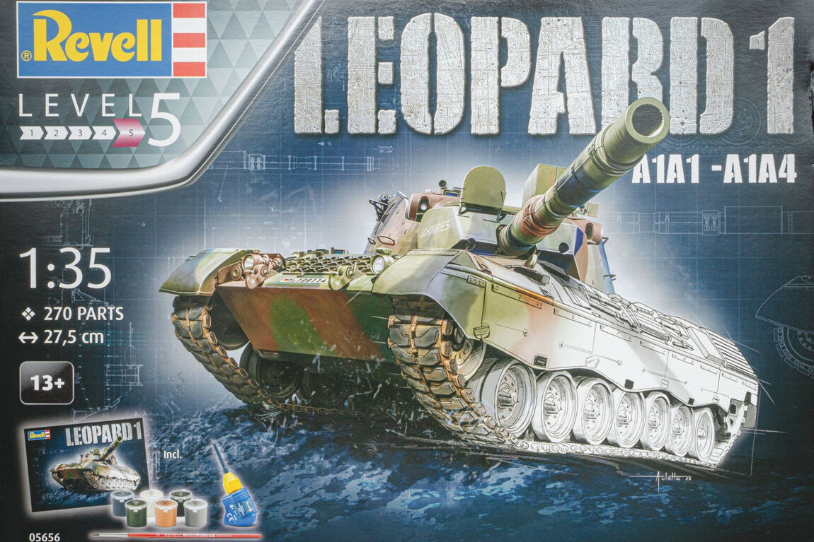 Leopard 1A1A1 A1A4 ギフトセット 組み立てプラモキット模型 /Revellレベル 1/35
