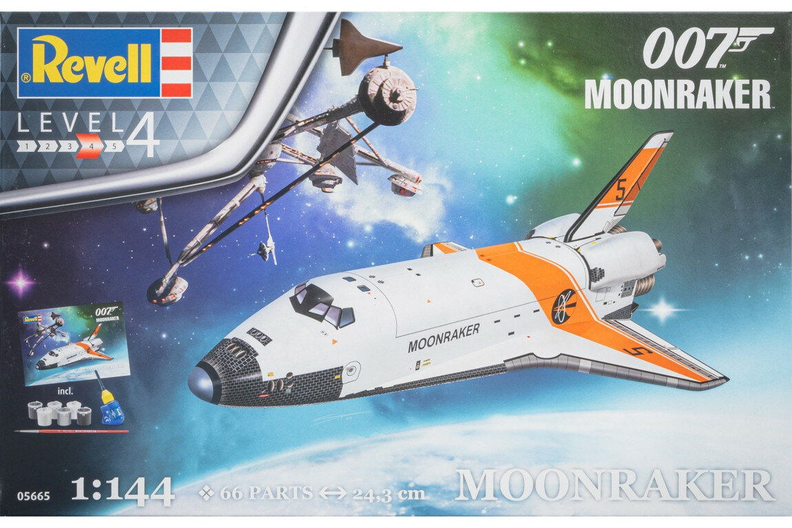 007 Moonraker ムーンレイカー スペースシャトル ギフトセット 組み立てプラモキット模型 /Revell 1/144