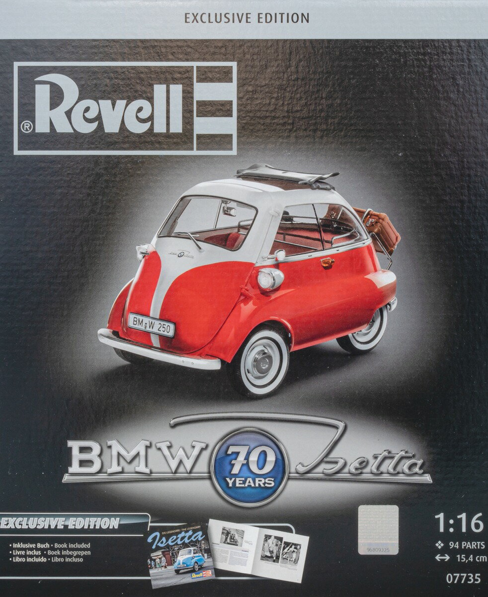BMWビーエムダブリュー Isetta 250 70th Anniversary Exclusive Edition 組み立てプラモキット模型ギフトセット /Revellレベル 1/16