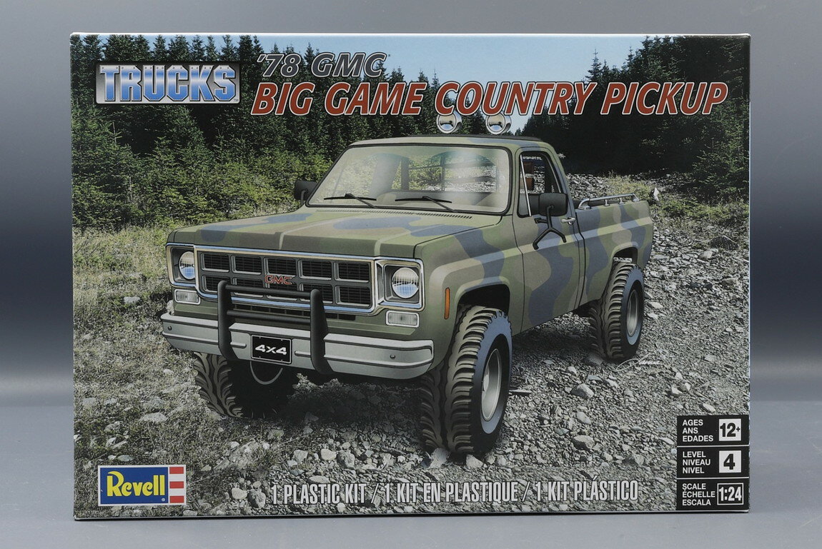 78 GMC Big Game Country Pickup 組み立てプラモキット模型 カーモデル /Revell 1/24
