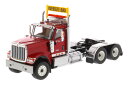 International HX520 Day Cab Tandem Tractor in Red - Cab Only /ダイキャストマスターズ 1/50 ミニチュア トラック 建設機械模型 工事車両