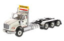 International HX620 Day Cab Tridem Tractor in White - Cab Only /ダイキャストマスターズ 1/50 ミニチュア トラック 建設機械模型 工事車両