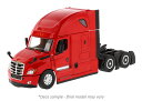 Freightliner New Cascadia with Sleeper in Red - Cab Only /ダイキャストマスターズ 1/50 ミニチュア トラック 建設機械模型 工事車両