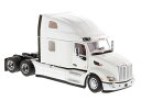 Peterbilt 579 UltraLoft Tractor in White - Cab Only /ダイキャストマスターズ 1/50 ミニチュア トラック 建設機械模型 工事車両