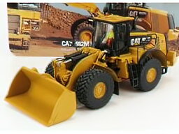 CATERPILLAR - CAT982M RUSPA GOMMATA - SCRAPER TRACTOR WHEEL LOADER - YELLOW BLACKホイールローダ /ダイキャストマスターズ 1/50 建設機械模型 工事