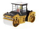 Caterpillar CB-13 Tandem Vibratory Roller with Cab - High Line Series /ダイキャストマスターズ 1/50 ミニチュア トラック 建設機械模型 工事車両