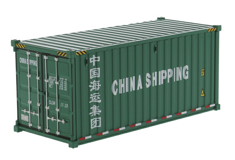 China Shipping - 20' Dry Goods Shipping Container /_CLXg}X^[Y 1/50 ~j`A gbN ݋@B͌^ Hԗ