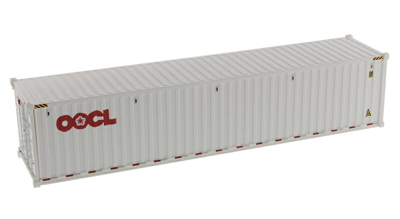 OOCL - 40' Dry Goods Shipping Container /_CLXg}X^[Y 1/50 ~j`A gbN ݋@B͌^ Hԗ