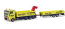 Herpa Ley Krane Gummerbach MAN TGX XL Euro 6c Loading crane low bed trailer 310741 /Herpa 1/87 ミニチュア トラック 建設機械模型 工事車両