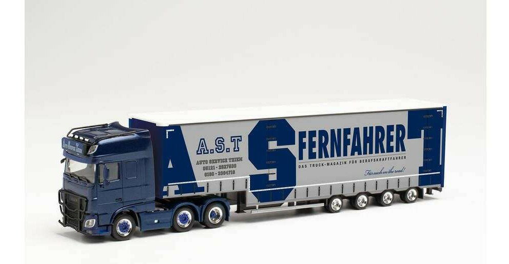 Herpa A.S.T. Fernfahrer DAF XF Super Space Cab Euro 6 volume trailer 314381 /Herpa 1/87 ミニチュア トラック 建設機械模型 工事車両