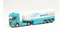 Herpa Schlatt Scania CR20HD Innenlader-Sattelzug 314428 /Herpa 1/87 ミニチュア トラック 建設機械模型 工事車両