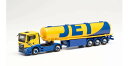 Herpa Jet MAN TGS TN bulk trailer 314510 /Herpa 1/87 ミニチュア トラック 建設機械模型 工事車両|詳細画像