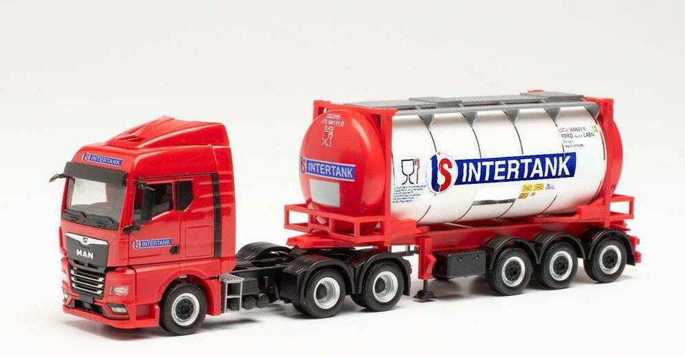 Herpa Intertank MAN TGX GM 6x4 Swapcontainer 314541 /Herpa 1/87 ~j`A gbN ݋@B͌^ Hԗ